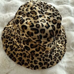 Leopard Print Bucket Hat - Urban Outfitters